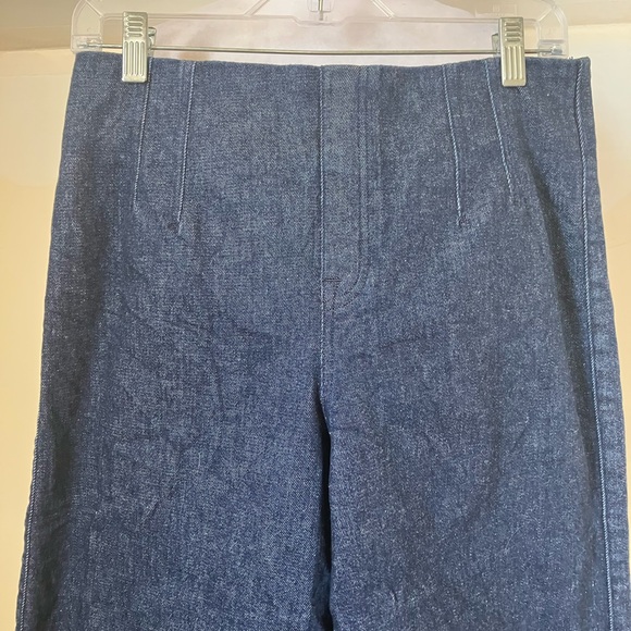 Spanx Women’s Zero Waistband Crop Wide Leg Jeans size Medium - Picture 4 of 8